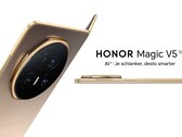 De Honor Magic V5 wordt volgende maand in Hong Kong gelanceerd. (Afbeeldingsbron: Honor)