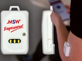 De MySugarWatch continue glucosemeter wordt geleverd in een gemakkelijk aan te brengen zender-en-sensor apparaatvorm. (Afbeelding bron: MySugarWatch - bewerkt)