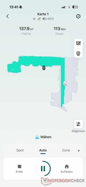 Overzicht met actuele voortgang