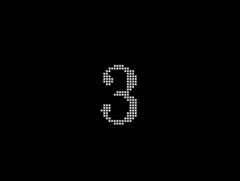 Nothing Phone (3) wordt nu naar verwachting op 15 juli in de EU gelanceerd. Afgebeeld - het cijfer &#039;3&#039; in de letterstijl van Nothing. (Afbeeldingsbron: Nothing)