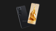 De &quot;Reno10 Pro&quot;. (Bron: OnLeaks x MySmartPrice)