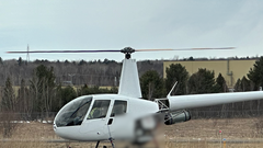 R44 helikopter tijdens de grondtest (Beeldbron: Robinson Helicopter Company)