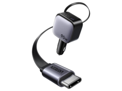 Ugreen heeft de 90W intrekbare autolader wereldwijd op de markt gebracht. (Afbeeldingsbron: Ugreen)