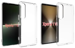 Xperia 1 VI (6) hoesje vs Xperia 1 VII (7) hoesje. (Afbeeldingsbron: /leaks &amp; @mobaziro)