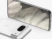 De Pixel 8 zal een 5% grotere batterij hebben dan zijn voorganger. (Afbeeldingsbron: @OnLeaks & MySmartPrice)