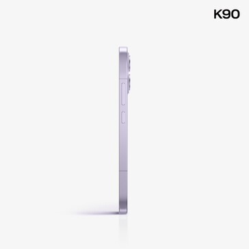 Het zijprofiel van de Redmi K90 (Afbeelding bron: Redmi)