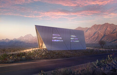 Een rendering van Oklo's Aurora krachtcentrale (Afb. bron: Oklo)