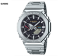 De Casio G-Shock GM-B2100SD-1C (afbeelding) heeft een zwarte wijzerplaat met een zilverkleurige stalen kast. (Afbeeldingsbron: Great G-Shock World)