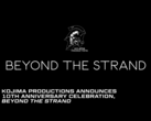 Een banner die het Beyond The Strand 10e verjaardagsevenement van Kojima Productions aankondigt (bron: Kojima Productions)
