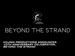 Een banner die het Beyond The Strand 10e verjaardagsevenement van Kojima Productions aankondigt (bron: Kojima Productions)