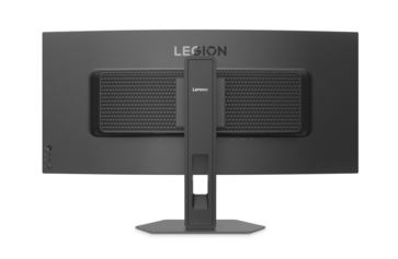 Achterzijde van de Lenovo Legion 34W 2c-gamingmonitor