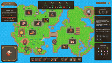 Afbeelding: Een screenshot van de gameplay van Little Incrementisle.