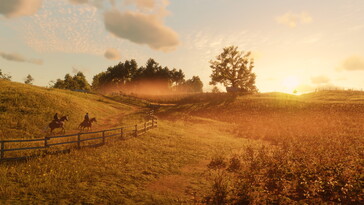 Een afbeelding van de landschappen in Red Dead Redemption 2. (Afbeelding bron: Steam)