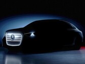 De elektrische Mercedes C-Klasse EV teaserfoto (Afbeelding bron: Mercedes-Benz)