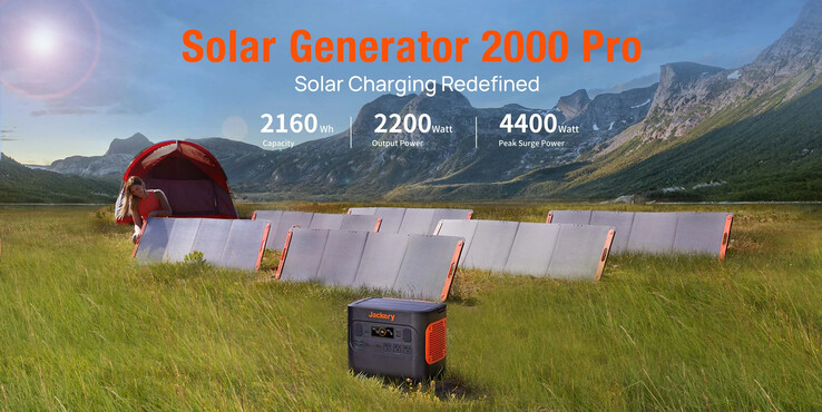 Zet je eigen persoonlijke zonne-energiecentrale op met de Jackery Solar Generator 2000 Pro. (Bron: Jackery)