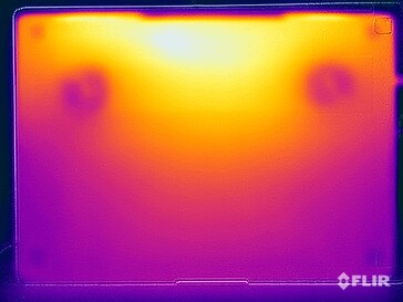 Stresstest bij oppervlaktetemperatuur (onder)