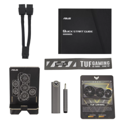 Asus TUF Gaming GeForce RTX 4070 Ti Super: Inbox accessoires. (Afbeelding Bron: Asus)