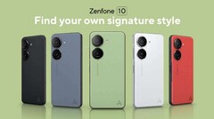 De Zenfone 10 zal verkrijgbaar zijn in verschillende kleuren. (Afbeeldingsbron: ASUS)