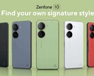 De Zenfone 10 zal verkrijgbaar zijn in verschillende kleuren. (Afbeeldingsbron: ASUS)