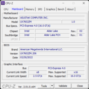 CPU-Z moederbord