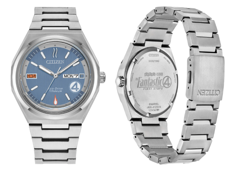 Het Citizen Marvel The Fantastic Four geïnspireerde Zenshin horloge. (Afbeelding bron: Citizen)