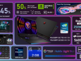 De MSI Raider GE78 HX gaming laptop is gelanceerd op CES 2023 (afbeelding via MSI)