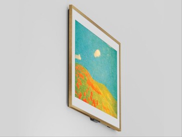 Amazon Ember Artline TV met een samengesteld kunstwerk.