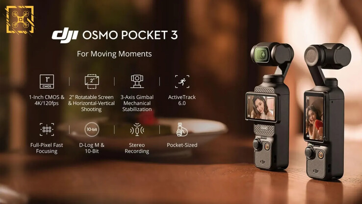 De DJI Osmo Pocket 3...