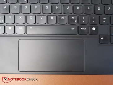 Het smalle touchpad