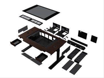 Exploded view van DK-07 Wood.