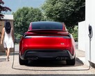 Tesla Model Y opladen.