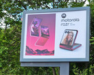 Motorola maakt nu al reclame voor de Razr 40 Ultra in Sofia. (Beeldbron: @nixanbal)