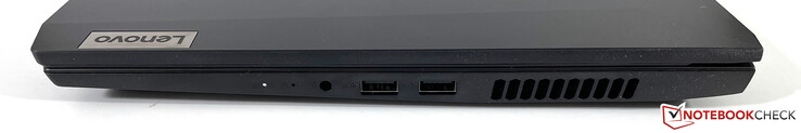 Rechts: 3,5-mm audio-aansluiting, 2x USB-A 3.2 Gen 1