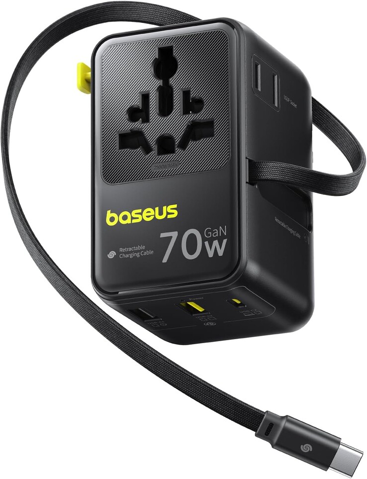 De Baseus EnerCore CG11 Universele Reisadapter. (Afbeeldingsbron: Baseus)
