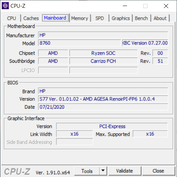 CPU-Z - Hoofdbord