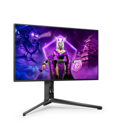 De AGON PRO AG274QZM is voorzien van mini LED backlights, een 240 Hz refresh rate en een 2.5K resolutie. (Afbeelding bron: AOC)