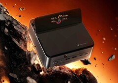 De nieuwste mini PC van Machenike heeft een Core i9 en een opvouwbaar statusdisplay (Afbeeldingsbron: Machenike)