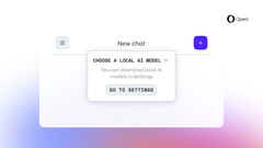 Opera kondigt de mogelijkheid aan om lokale LLM&#039;s te downloaden en te gebruiken (Afbeeldingsbron: Opera)