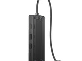 De HP USB-C Travel Hub G3 weegt slechts 63,5 g en meet 116 x 42 x 14 mm. (Afbeeldingsbron: HP)