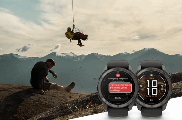 De Fenix 8 Pro ondersteunt satellietcommunicatie, maar achter een betaalmuur. (Afbeelding bron: Garmin)