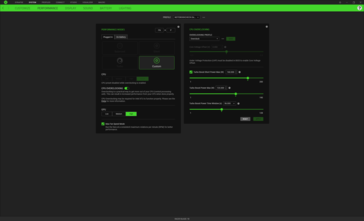 Submenu CPU overklokken