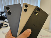 De Xperia 5 V in zijn drie lanceringskleuren. (Afbeeldingsbron: Notebookcheck)