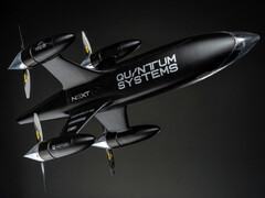 De Apex-drone van Quantum Systems, een door Porsche gesteunde onderneming.