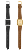 De Casio Vintage AQ-230EL-1A (links) en AQ-230EGL-9A (rechts) horloges. (Afbeeldingsbron: Casio, bewerkt)