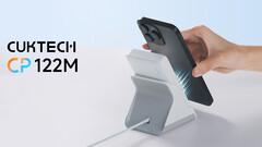 De Cuktech CP122M kan op een externe standaard worden aangesloten om er een gewone bedrade draadloze lader van te maken (Afbeeldingsbron: Cuktech - bewerkt)