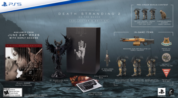 Death Stranding 2 voorbestellingsedities (Afbeelding bron: Kojima Productions X account)