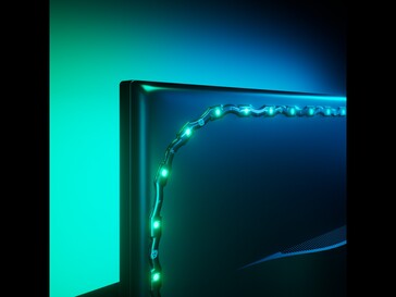 Nanoleaf PC Screen Mirror Lightstrip installatie (Beeldbron: Nanoleaf PR)
