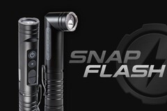De SnapFlash draadloze inspectiecamera heeft een geïntegreerde zaklamp in de draaikop.