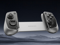 Op de RedMagic Shadow Blade Gamepad 3 passen smartphones en kleine tablets. (Afbeeldingsbron: RedMagic)