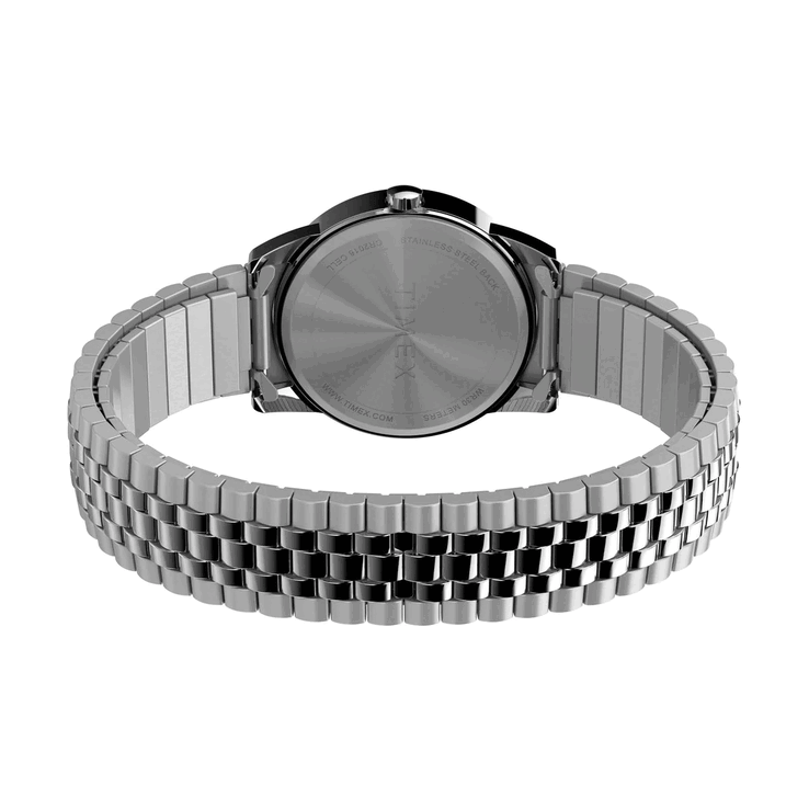 Het Timex Easy Reader TW2V40000UJ horloge wordt geleverd met een roestvrijstalen band